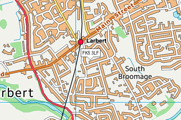 FK5 3LF map - OS VectorMap District (Ordnance Survey)