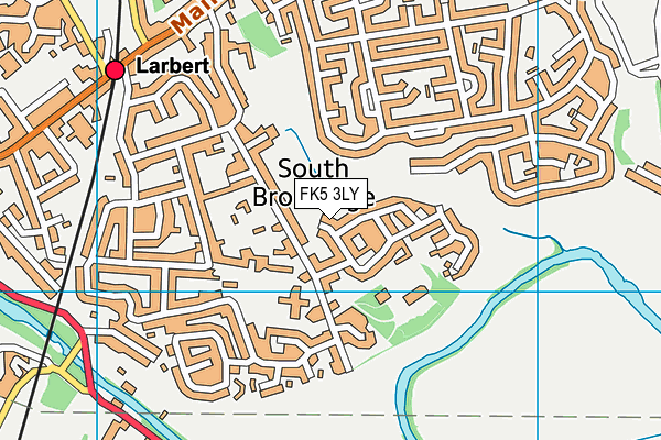 FK5 3LY map - OS VectorMap District (Ordnance Survey) FK5 3LY map - OS VectorMap District (Ordnance Survey)