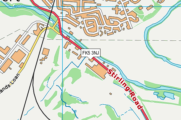 FK5 3NJ map - OS VectorMap District (Ordnance Survey) FK5 3NJ map - OS VectorMap District (Ordnance Survey)