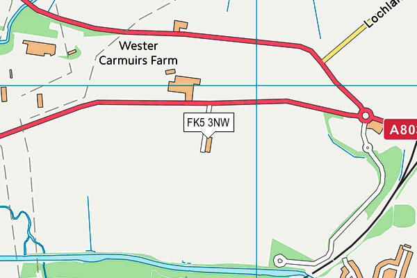 FK5 3NW map - OS VectorMap District (Ordnance Survey) FK5 3NW map - OS VectorMap District (Ordnance Survey)