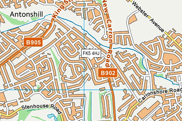 FK5 4HJ map - OS VectorMap District (Ordnance Survey) FK5 4HJ map - OS VectorMap District (Ordnance Survey)