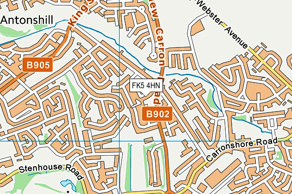 FK5 4HN map - OS VectorMap District (Ordnance Survey) FK5 4HN map - OS VectorMap District (Ordnance Survey)
