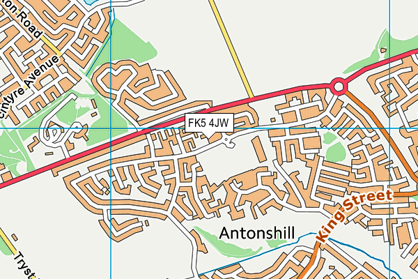 FK5 4JW map - OS VectorMap District (Ordnance Survey) FK5 4JW map - OS VectorMap District (Ordnance Survey)