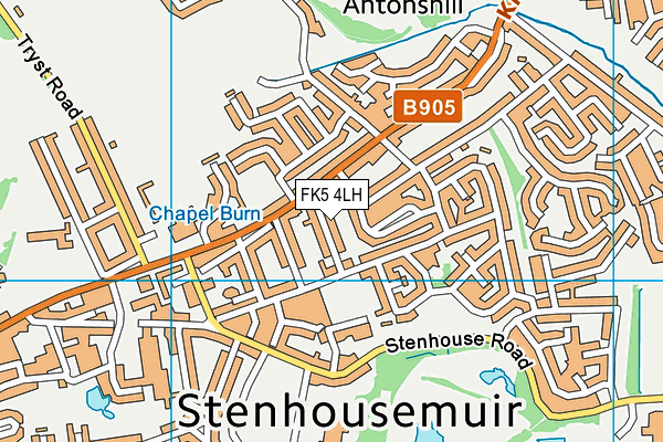 FK5 4LH map - OS VectorMap District (Ordnance Survey) FK5 4LH map - OS VectorMap District (Ordnance Survey)