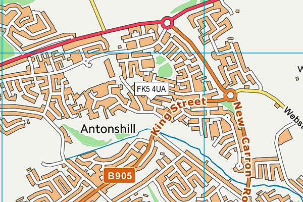 FK5 4UA map - OS VectorMap District (Ordnance Survey) FK5 4UA map - OS VectorMap District (Ordnance Survey)