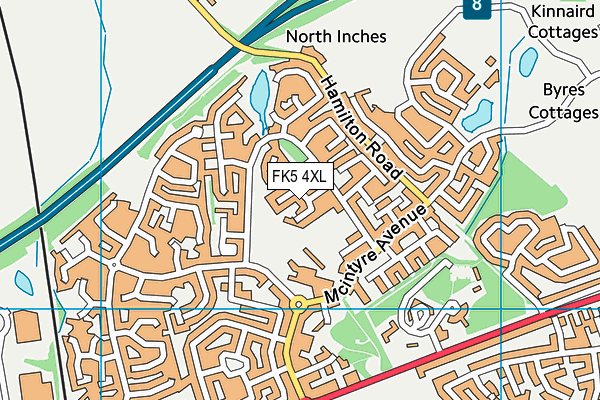 FK5 4XL map - OS VectorMap District (Ordnance Survey) FK5 4XL map - OS VectorMap District (Ordnance Survey)