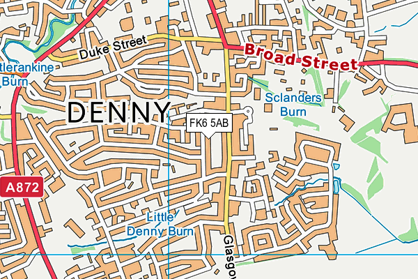 FK6 5AB map - OS VectorMap District (Ordnance Survey) FK6 5AB map - OS VectorMap District (Ordnance Survey)