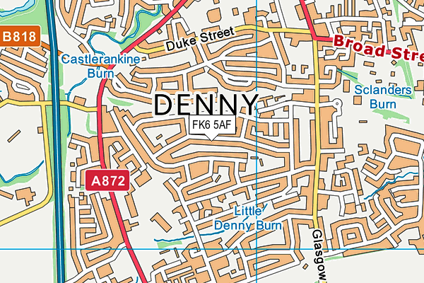 FK6 5AF map - OS VectorMap District (Ordnance Survey) FK6 5AF map - OS VectorMap District (Ordnance Survey)