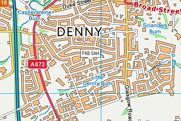 FK6 5AH map - OS VectorMap District (Ordnance Survey) FK6 5AH map - OS VectorMap District (Ordnance Survey)