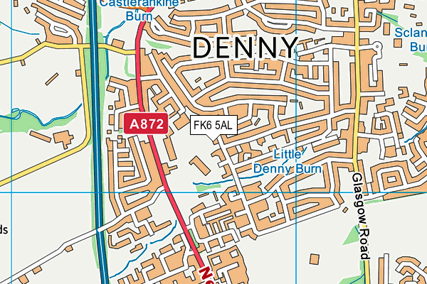FK6 5AL map - OS VectorMap District (Ordnance Survey) FK6 5AL map - OS VectorMap District (Ordnance Survey)