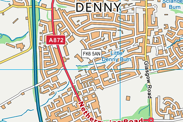 FK6 5AN map - OS VectorMap District (Ordnance Survey) FK6 5AN map - OS VectorMap District (Ordnance Survey)