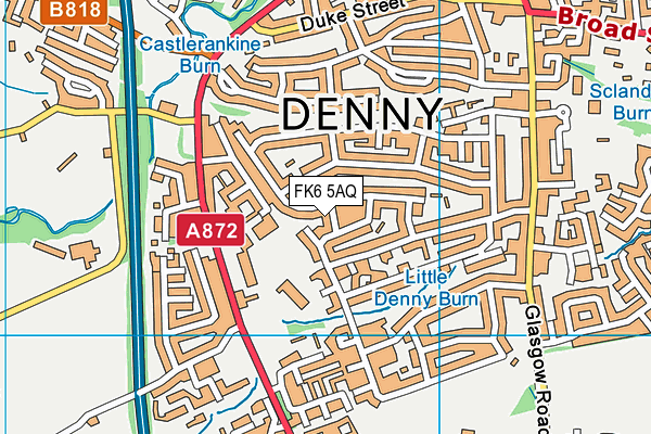 FK6 5AQ map - OS VectorMap District (Ordnance Survey) FK6 5AQ map - OS VectorMap District (Ordnance Survey)