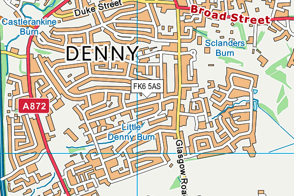 FK6 5AS map - OS VectorMap District (Ordnance Survey)