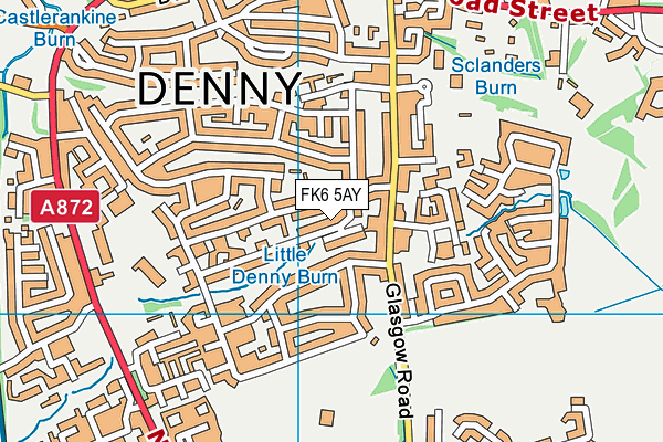 FK6 5AY map - OS VectorMap District (Ordnance Survey) FK6 5AY map - OS VectorMap District (Ordnance Survey)