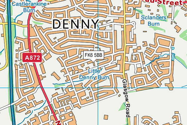 FK6 5BB map - OS VectorMap District (Ordnance Survey) FK6 5BB map - OS VectorMap District (Ordnance Survey)