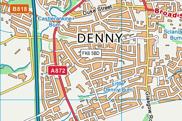 FK6 5BD map - OS VectorMap District (Ordnance Survey) FK6 5BD map - OS VectorMap District (Ordnance Survey)