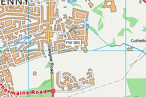 FK6 5BG map - OS VectorMap District (Ordnance Survey) FK6 5BG map - OS VectorMap District (Ordnance Survey)