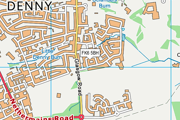 FK6 5BH map - OS VectorMap District (Ordnance Survey) FK6 5BH map - OS VectorMap District (Ordnance Survey)