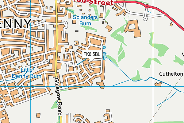 FK6 5BL map - OS VectorMap District (Ordnance Survey) FK6 5BL map - OS VectorMap District (Ordnance Survey)