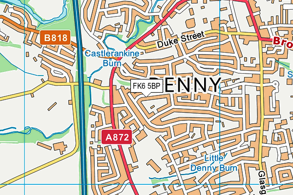 FK6 5BP map - OS VectorMap District (Ordnance Survey) FK6 5BP map - OS VectorMap District (Ordnance Survey)