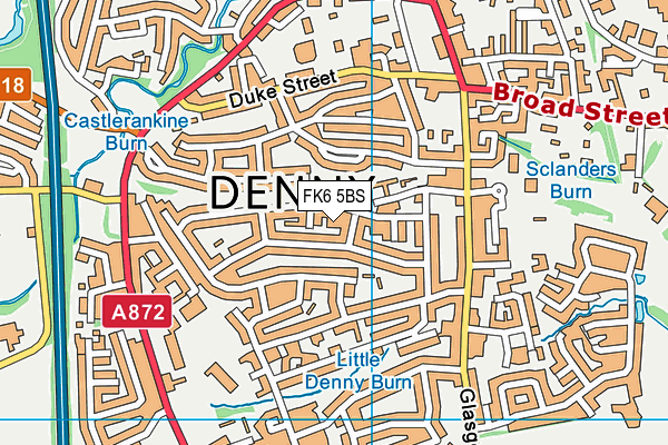 FK6 5BS map - OS VectorMap District (Ordnance Survey) FK6 5BS map - OS VectorMap District (Ordnance Survey)