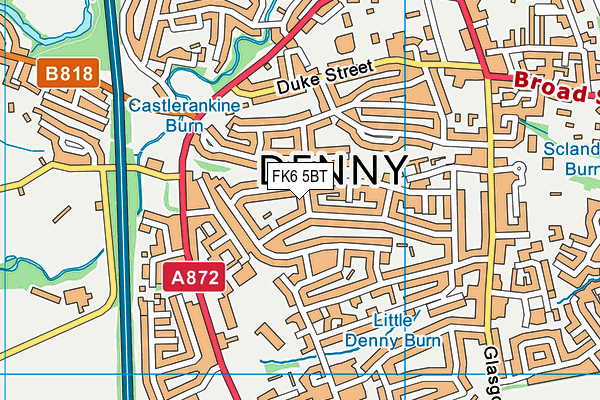 FK6 5BT map - OS VectorMap District (Ordnance Survey) FK6 5BT map - OS VectorMap District (Ordnance Survey)