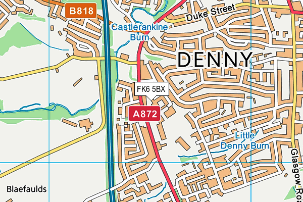 FK6 5BX map - OS VectorMap District (Ordnance Survey) FK6 5BX map - OS VectorMap District (Ordnance Survey)