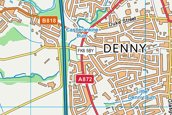 FK6 5BY map - OS VectorMap District (Ordnance Survey) FK6 5BY map - OS VectorMap District (Ordnance Survey)