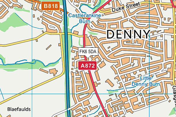 FK6 5DA map - OS VectorMap District (Ordnance Survey) FK6 5DA map - OS VectorMap District (Ordnance Survey)