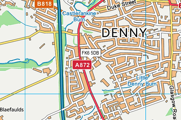 FK6 5DB map - OS VectorMap District (Ordnance Survey) FK6 5DB map - OS VectorMap District (Ordnance Survey)