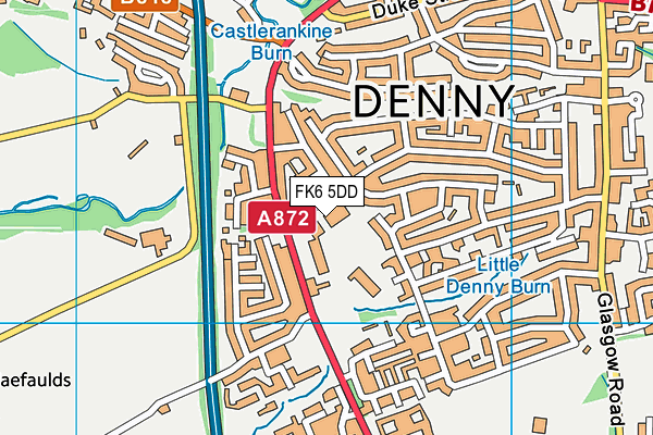 FK6 5DD map - OS VectorMap District (Ordnance Survey) FK6 5DD map - OS VectorMap District (Ordnance Survey)