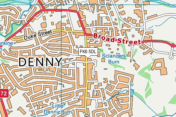 FK6 5DL map - OS VectorMap District (Ordnance Survey) FK6 5DL map - OS VectorMap District (Ordnance Survey)