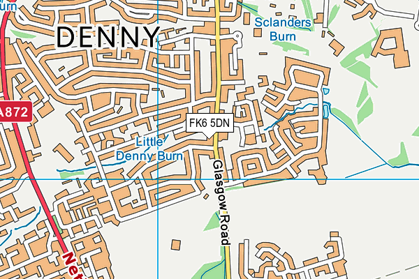 FK6 5DN map - OS VectorMap District (Ordnance Survey) FK6 5DN map - OS VectorMap District (Ordnance Survey)