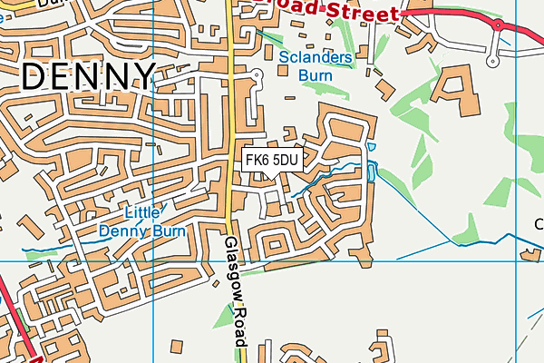FK6 5DU map - OS VectorMap District (Ordnance Survey) FK6 5DU map - OS VectorMap District (Ordnance Survey)