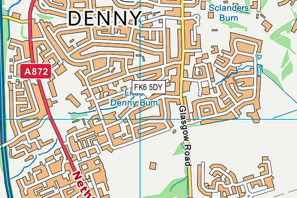 FK6 5DY map - OS VectorMap District (Ordnance Survey) FK6 5DY map - OS VectorMap District (Ordnance Survey)