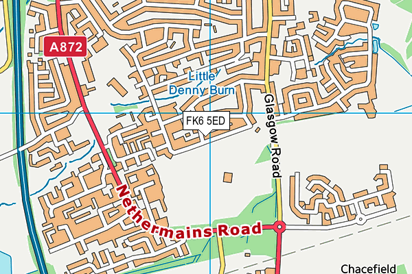 FK6 5ED map - OS VectorMap District (Ordnance Survey) FK6 5ED map - OS VectorMap District (Ordnance Survey)