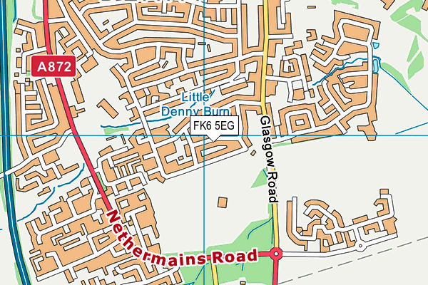 FK6 5EG map - OS VectorMap District (Ordnance Survey) FK6 5EG map - OS VectorMap District (Ordnance Survey)