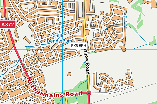 FK6 5EH map - OS VectorMap District (Ordnance Survey) FK6 5EH map - OS VectorMap District (Ordnance Survey)