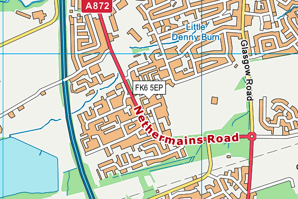 FK6 5EP map - OS VectorMap District (Ordnance Survey) FK6 5EP map - OS VectorMap District (Ordnance Survey)