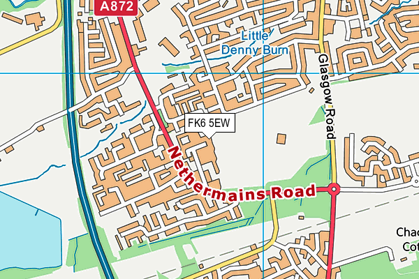 FK6 5EW map - OS VectorMap District (Ordnance Survey) FK6 5EW map - OS VectorMap District (Ordnance Survey)