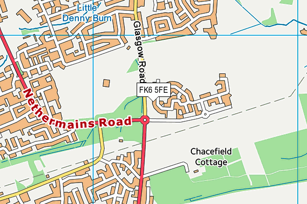 FK6 5FE map - OS VectorMap District (Ordnance Survey) FK6 5FE map - OS VectorMap District (Ordnance Survey)