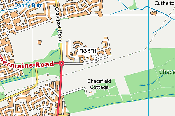 FK6 5FH map - OS VectorMap District (Ordnance Survey) FK6 5FH map - OS VectorMap District (Ordnance Survey)