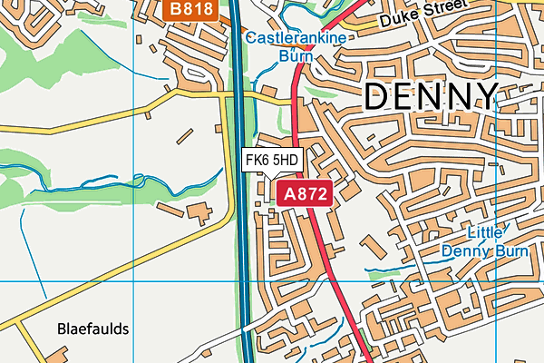FK6 5HD map - OS VectorMap District (Ordnance Survey) FK6 5HD map - OS VectorMap District (Ordnance Survey)