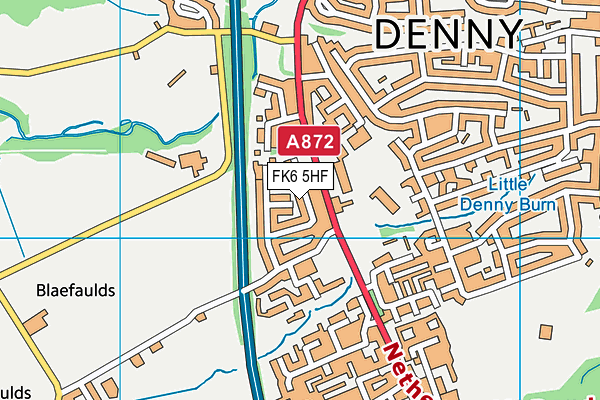 FK6 5HF map - OS VectorMap District (Ordnance Survey) FK6 5HF map - OS VectorMap District (Ordnance Survey)