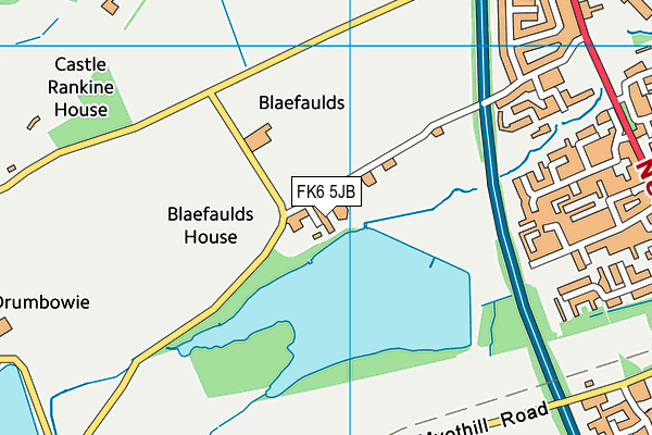 FK6 5JB map - OS VectorMap District (Ordnance Survey) FK6 5JB map - OS VectorMap District (Ordnance Survey)