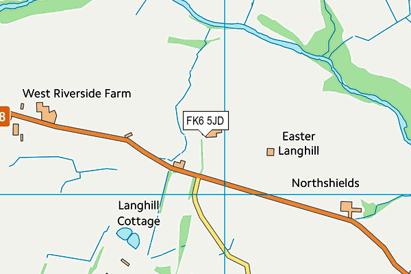 FK6 5JD map - OS VectorMap District (Ordnance Survey) FK6 5JD map - OS VectorMap District (Ordnance Survey)
