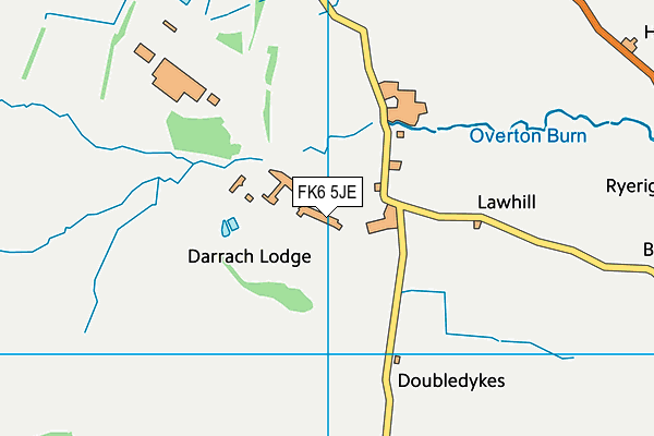 FK6 5JE map - OS VectorMap District (Ordnance Survey) FK6 5JE map - OS VectorMap District (Ordnance Survey)