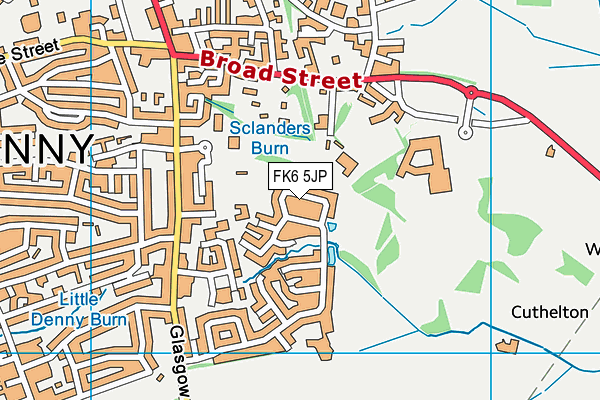 FK6 5JP map - OS VectorMap District (Ordnance Survey) FK6 5JP map - OS VectorMap District (Ordnance Survey)