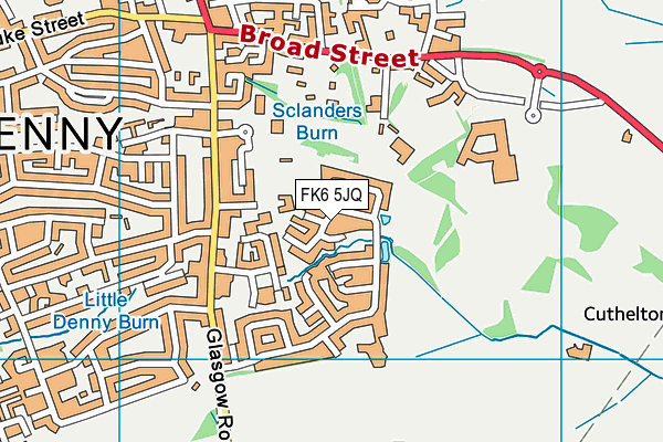 FK6 5JQ map - OS VectorMap District (Ordnance Survey) FK6 5JQ map - OS VectorMap District (Ordnance Survey)