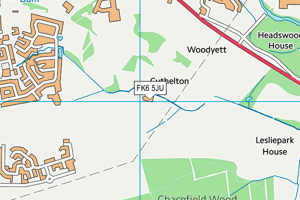 FK6 5JU map - OS VectorMap District (Ordnance Survey) FK6 5JU map - OS VectorMap District (Ordnance Survey)